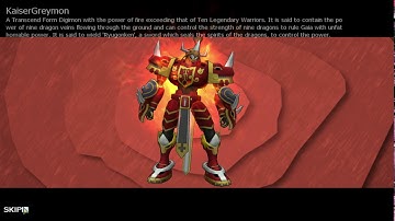 Digimon Master Online Hatching KaiserGreymon