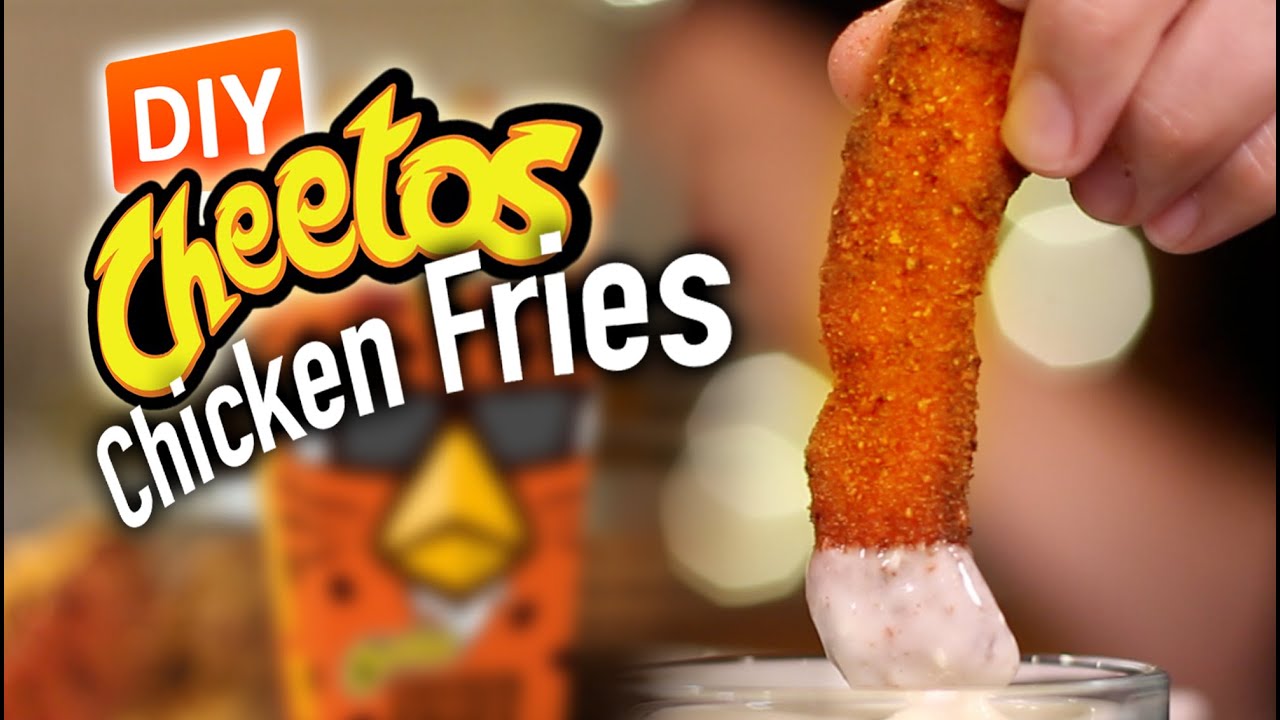 DIY CHEETOS CHICKEN FRIES | HellthyJunkFood