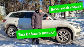 Вебасто на дизельном Шкода Кодиак. Стоит ли своих денег?