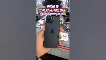 iPhone 15 display replacement✅ fixed display unknown part error💯 #iphone15 #displayreplacement