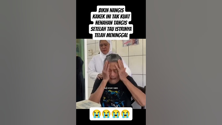 Bikin Nangis!!! Kakek ini tak kuat menahan tangis setelah tau istrinyaTelah meninggal 😭😭
