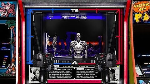 Terminator 2: Judgement Day, Realistic Arcade Bezels using the Mega Bezel Reflective Shader