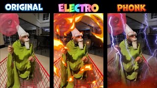 The Green Wizard Gnome Original Vs Electro Vs Phonk