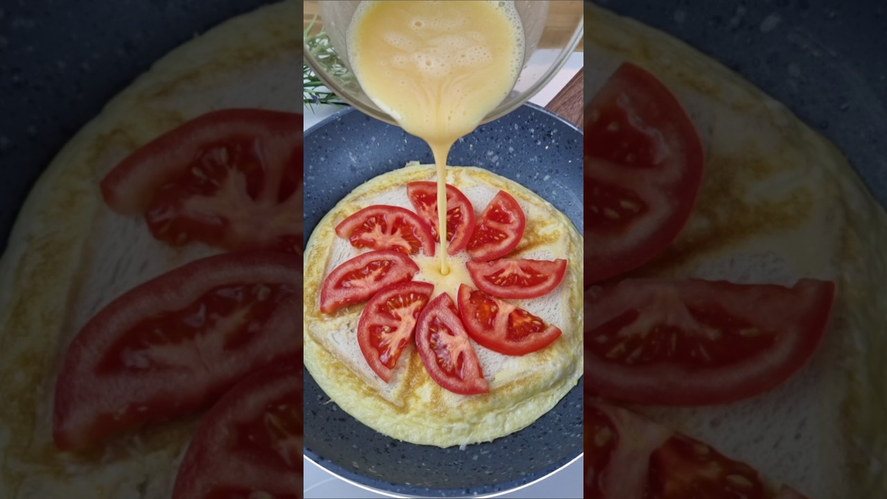 How to make Healthy Breakfast. Tomato Eggs Recipe #shorts #recipe #food #cooking #breakfast