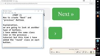 How To Create Next and Previous Buttons PART 2