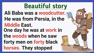 Ali baba was a woodcutter || improve your English || learn English spiking || listen and practice