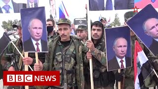 The Syrians recruited to fight for Russian forces in Ukraine - BBC News