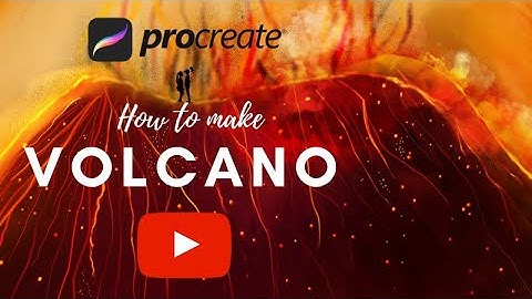 Time lapse | Volcano | Digital Art