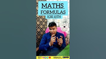 complete maths formula sheet icse|complete maths formulaa sheet icse class 10|icse maths|ICSE 2024
