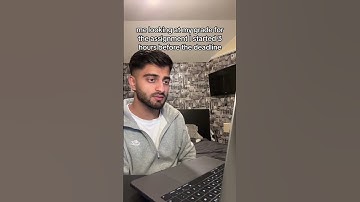 Me looking at my grade for assignment I started 3 hours before the deadline #shortvideo #studentlife