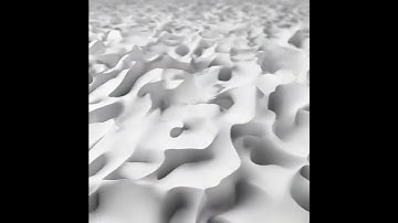 Infinite White Patterns | 1 Hour of Abstract Height Map Animation #cartoon #funny #music #song