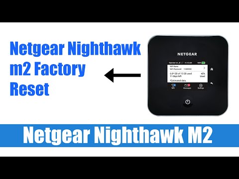 Netgear Nighthawk M2 password factory reset