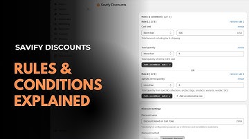 Savify Discounts Rules and Conditions Explained | KlinKode