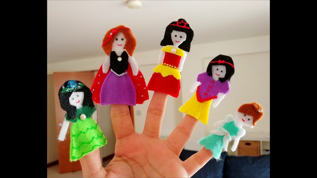 Finger Puppet Doll Finger Puppet Doll Making Finger Puppet Finger Puppet Doll Felt Finger Puppet Felt Puppet Doll Finger Puppets Creative How To Make Bed