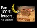 PAN de CENTENO 100 % Integral ¡SIN AMASAR ! - GUILLE RODRIGUEZ