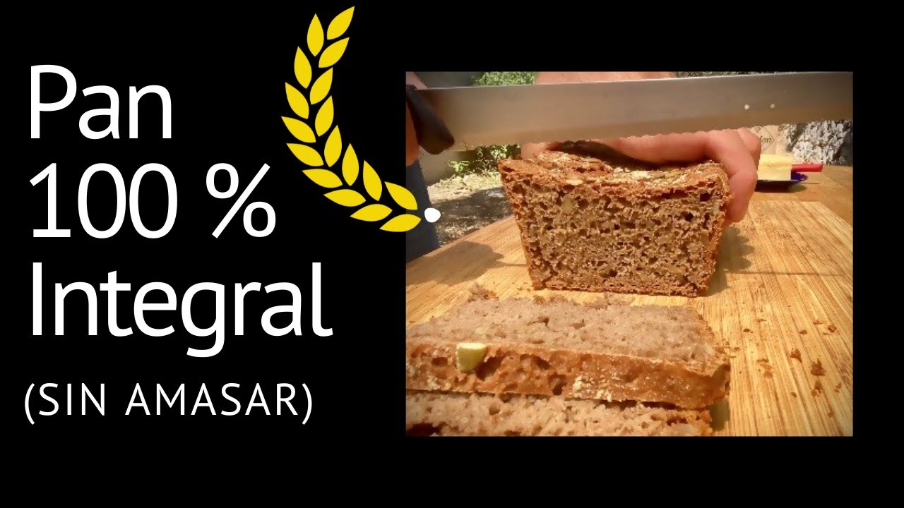 PAN de CENTENO 100 % Integral ¡SIN AMASAR ! - GUILLE RODRIGUEZ