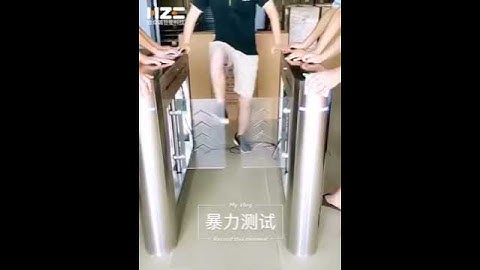 High speed access road automatic 304 stainless steel flap barrier gate