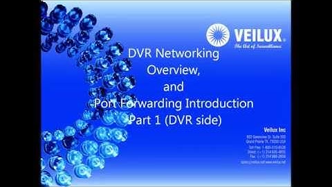 DVR Networking Overview, Port Forwarding Introduction Part 1