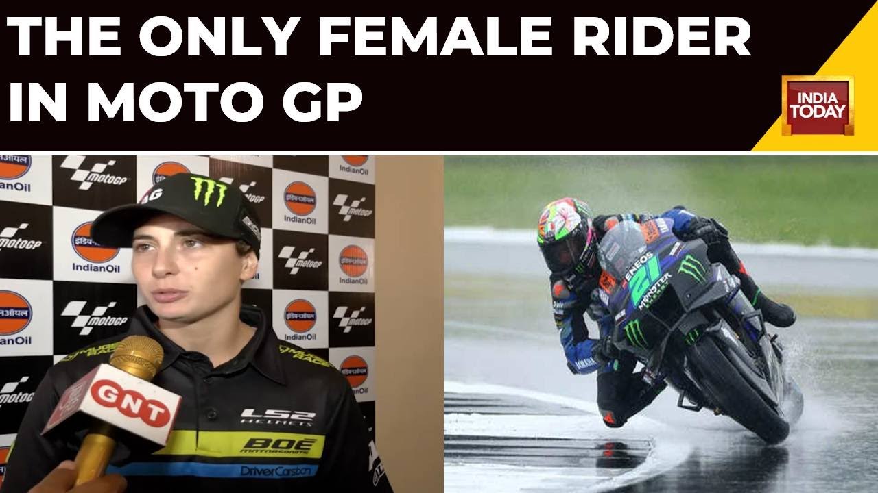 Watch The Worlds First Female Ryder In Moto GP Moto GP Bharat 2023