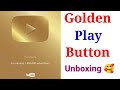 Golden play button unboxing  stories with abhii