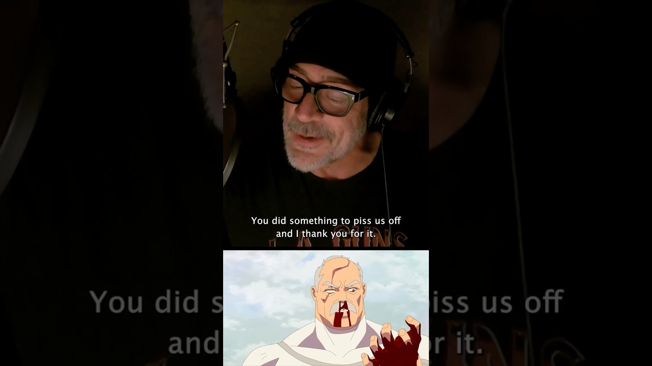 Jeffrey Dean Morgan voicing Conquest | Invincible | Prime Video