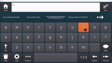 Text communication in Grid 3