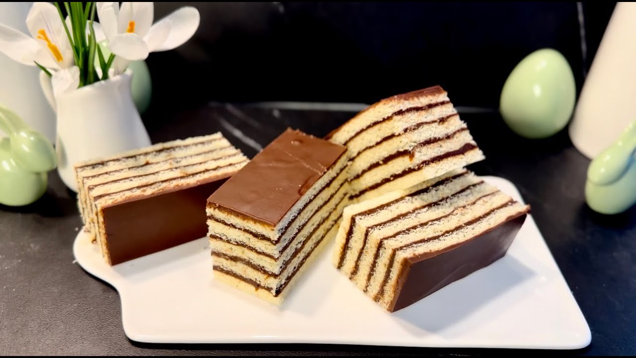 Foi fragede cu amoniac și cremă de ciocolată🍫*2