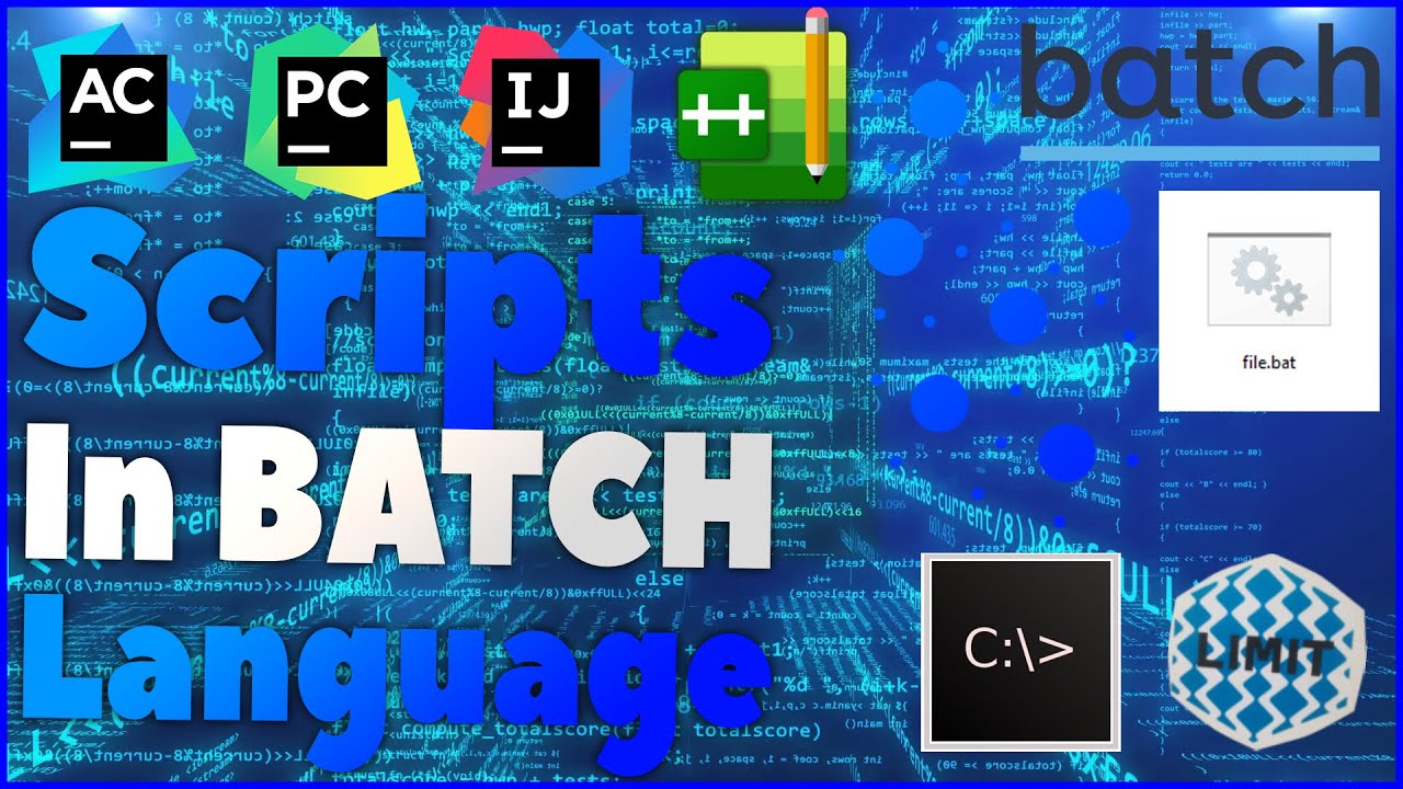 BATCH/CMD Programming | Lesson 1 (Basics) - YouTube