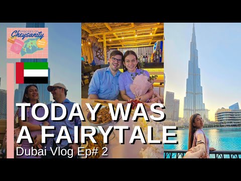 Burj Khalifa Fountain Show & Surprise Birthday Celebration in Dubai 🇦🇪 | Episodes of Cheysanity