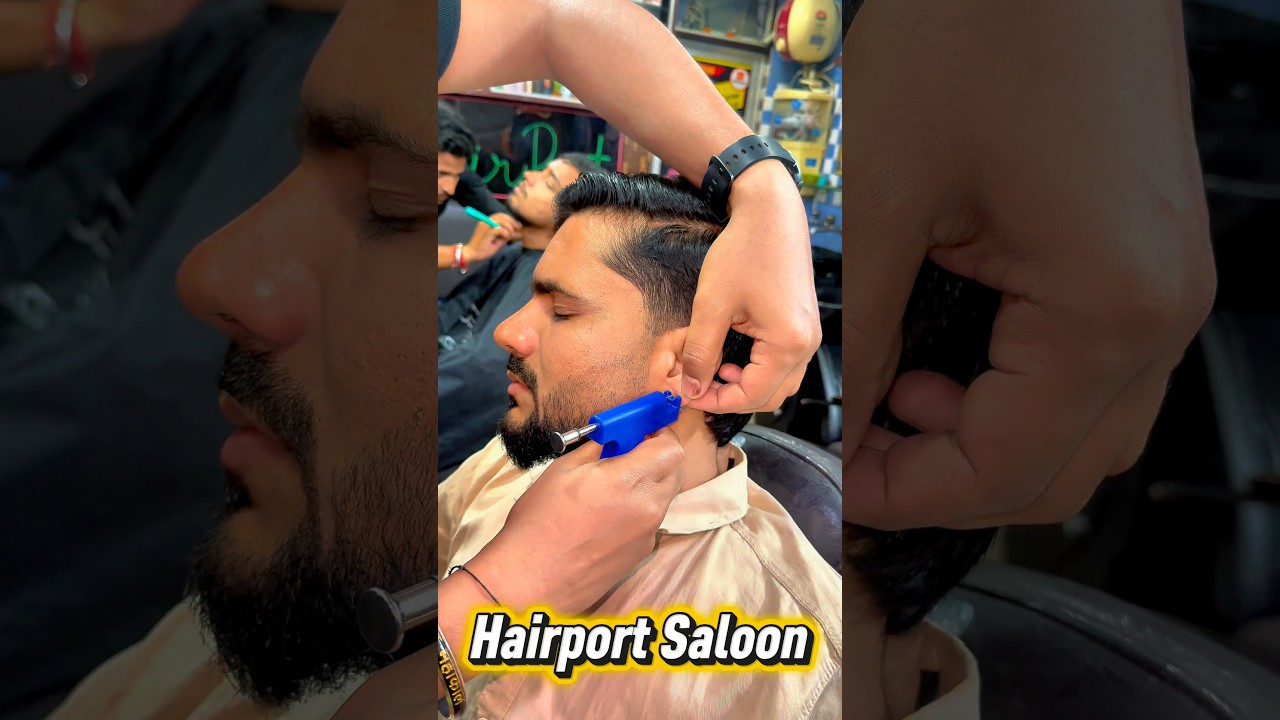Ear Piercing Instant Ear Hole Hairport Saloon Muzaffarpur Ear Piercing Machine #shorts #earpiercing
