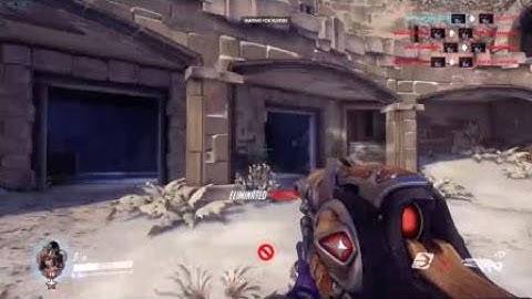 Epic overwatch trickshot