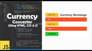 Currency Exchange Using HTML,CSS & JavaScript
