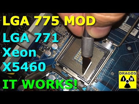 LGA 771 TO 775 MOD - Xeon X5460 and Abit IP-35 - Working!