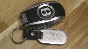 Replace a Bentley Bentayga Smart Key Fob battery - HOW TO - EASY DIY