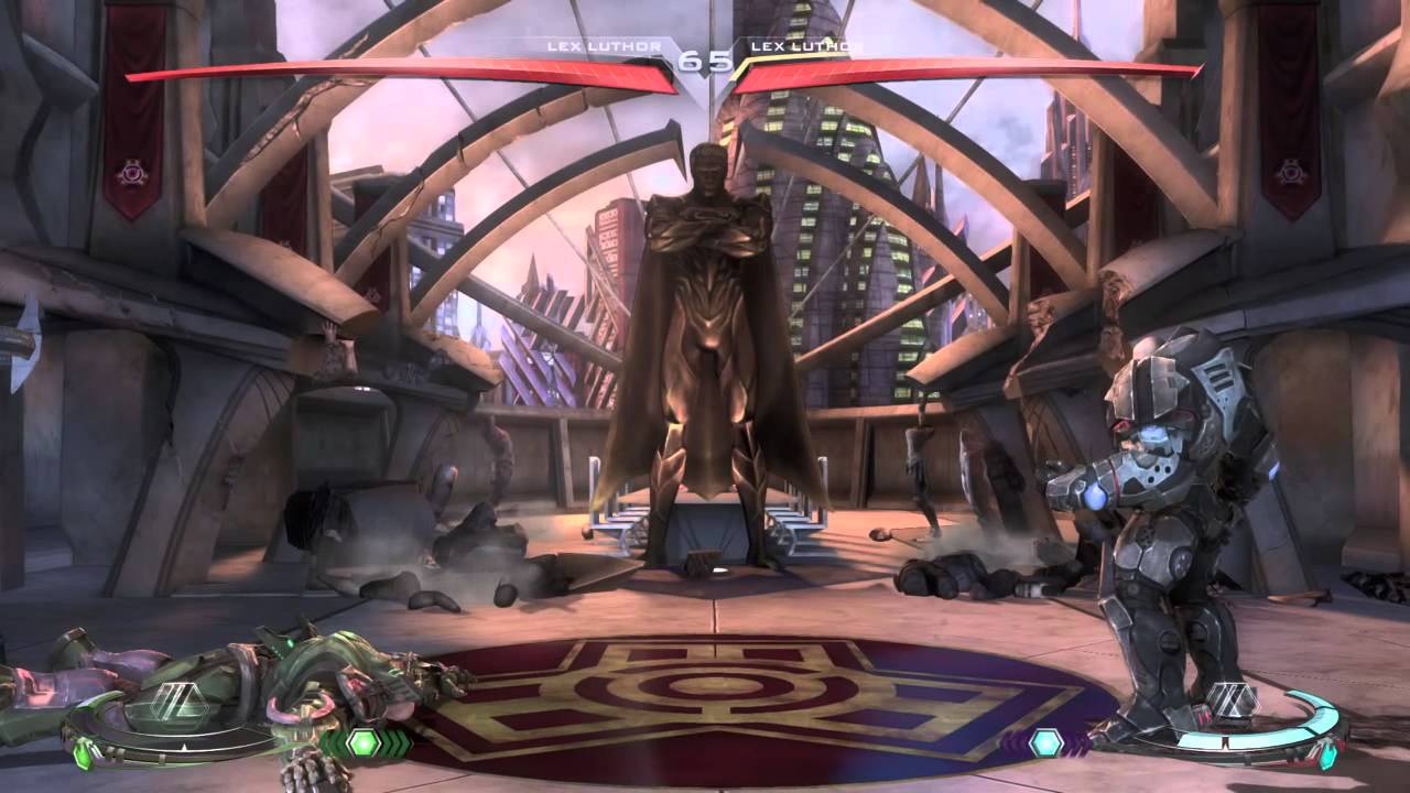 Injustice: Gods Among Us Ultimate Edition Lex (past) VS. Lex (future ...