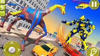 Game Mobil Robot Berubah Jadi Jerapah | Girrafe Robot Transformation Shooting | Game Robot Android screenshot 5