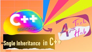 single inheritance example in c++