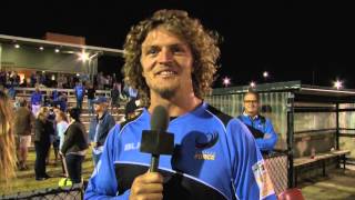 TRIAL MATCH: Post match interviews with Marcel Brache and Nick Cummins