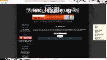 Hack  This Site: Basic 1
