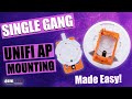 How to Easily Mount Ubiquiti AC Lite/U6 Lite to Single Gang Box