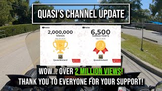 Vlog Quasis Channel Update - Over 2M Views Aprilia Rs 660 Reserved