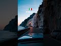🚗🌅 Driving Through Amalfi Coast at Dusk – 🌊 Unreal Coastal View! #travel #beautifuldestinations