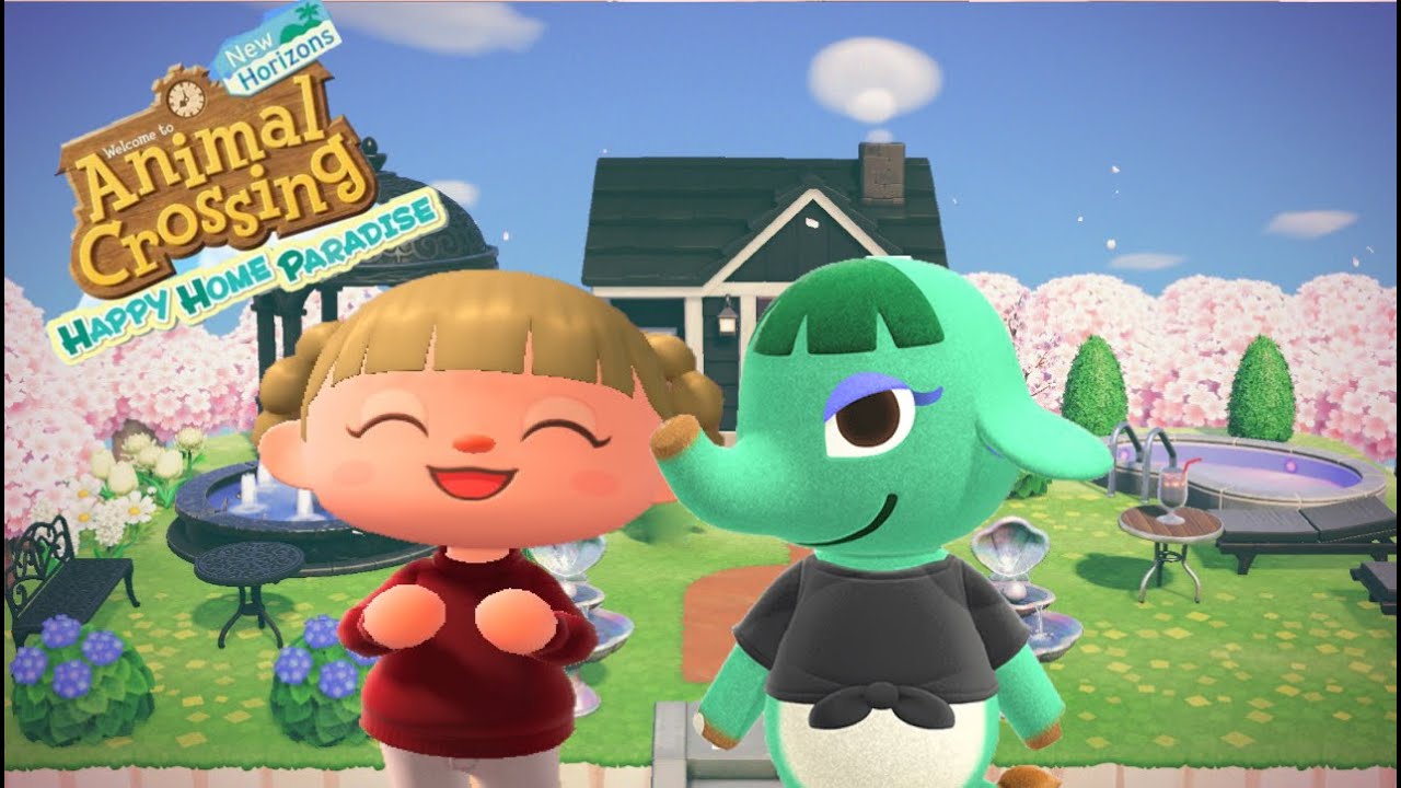 ACNH / Designing For Opal 🐘💚 Part 2!!/Happy Home Paradise YouTube