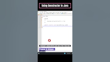 Constructor Declaration In Java 💻 #shorts #youtubeshorts #programming #python #java #coding