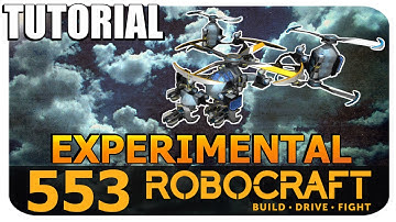 Robocraft Tutorial Tier 10 Fast Plasma Helicopter with aerorods and TX Armor - Let´s Build