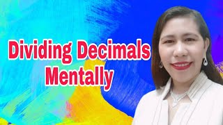 Math 6 Dividing Decimals Mentally