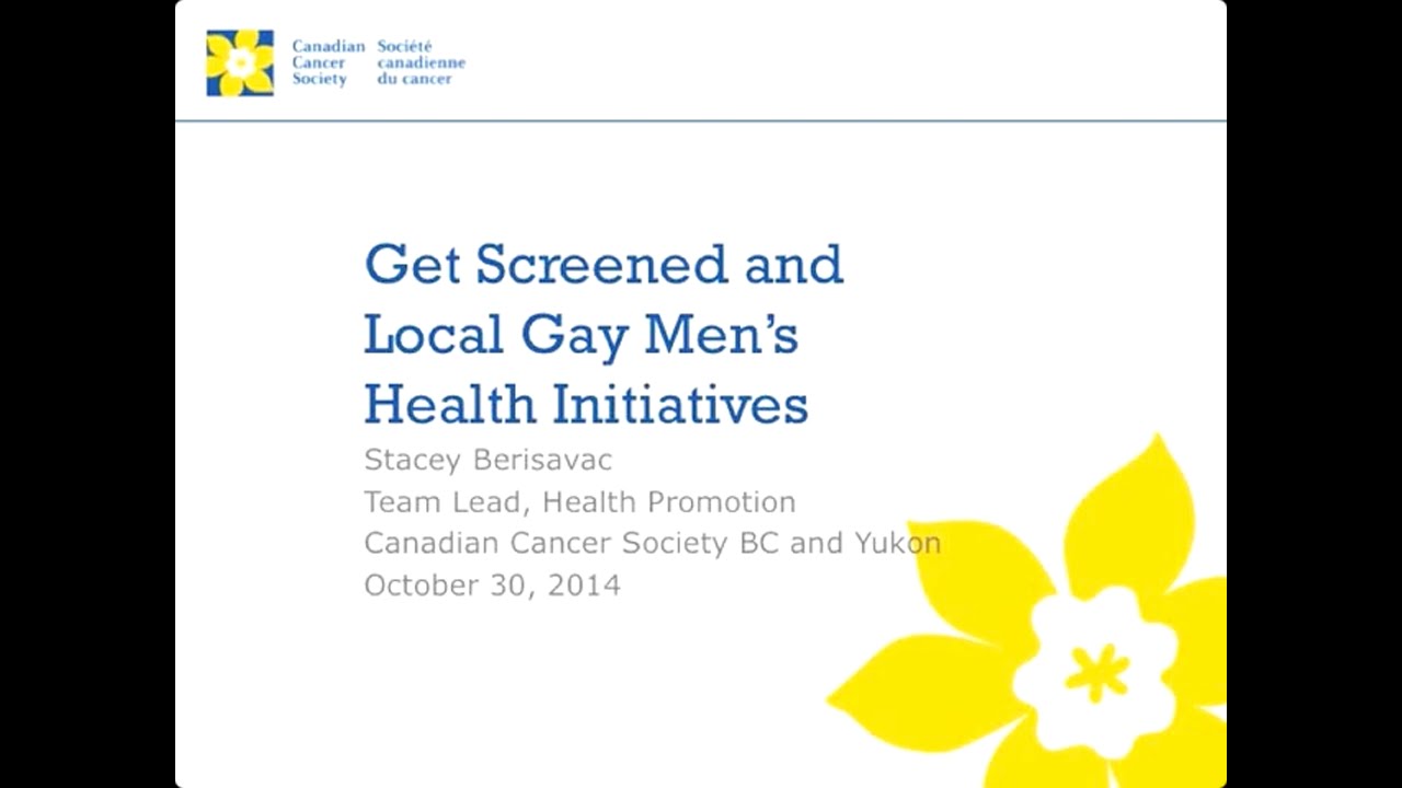 Get Screened and Local Gay Men’s Health Initiatives YouTube