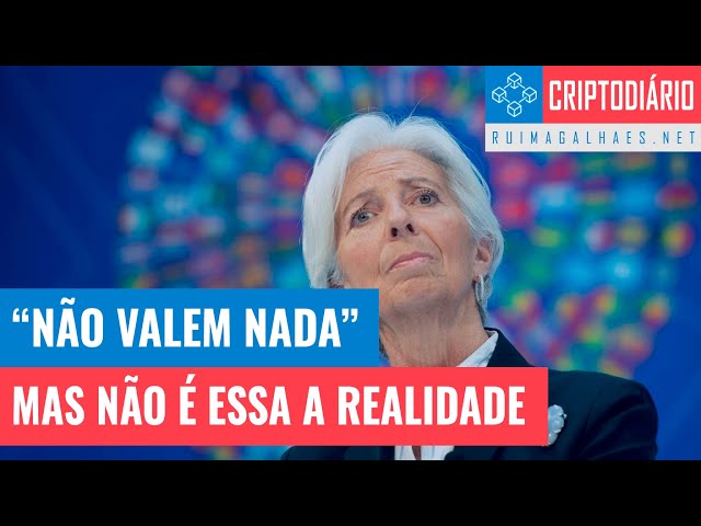 "Criptomoedas Não Valem Nada”. E o Euro?