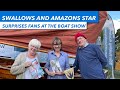 Swallows and Amazons star surprises Boat Show visitors