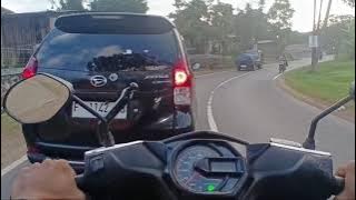 Perjalanan Santai Naik Motor Menikmati Jalanan Desa 🚴♂️